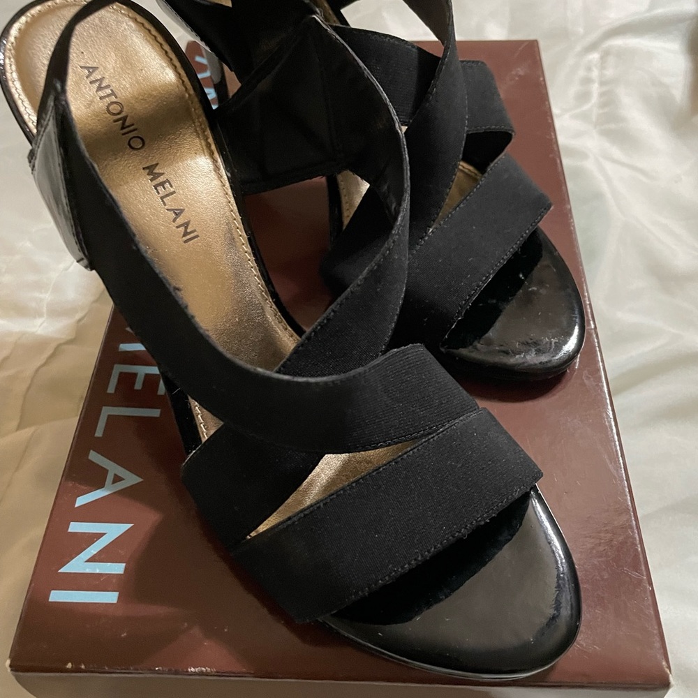 Antonio Melani Black Classic Heels